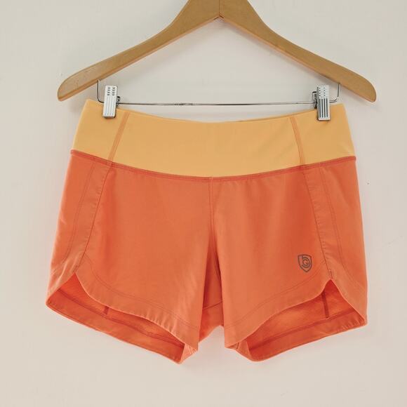 Goal Five Athletic Shorts S Womens Fast Free Orange Stretch Running Workout - Picture 1 of 13